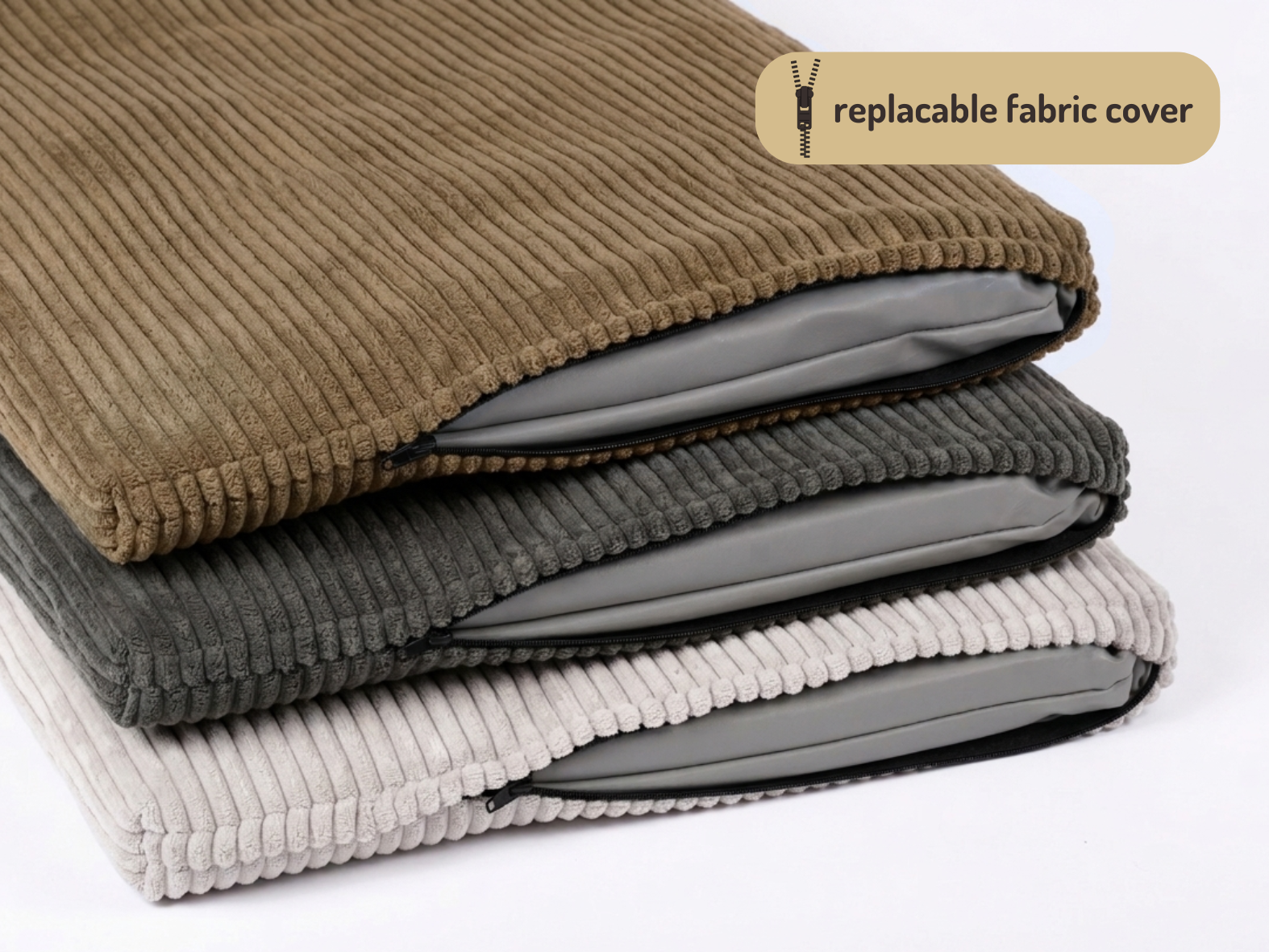 Corduroy Replacement Cover for MUMIN Dog Bed Insert
